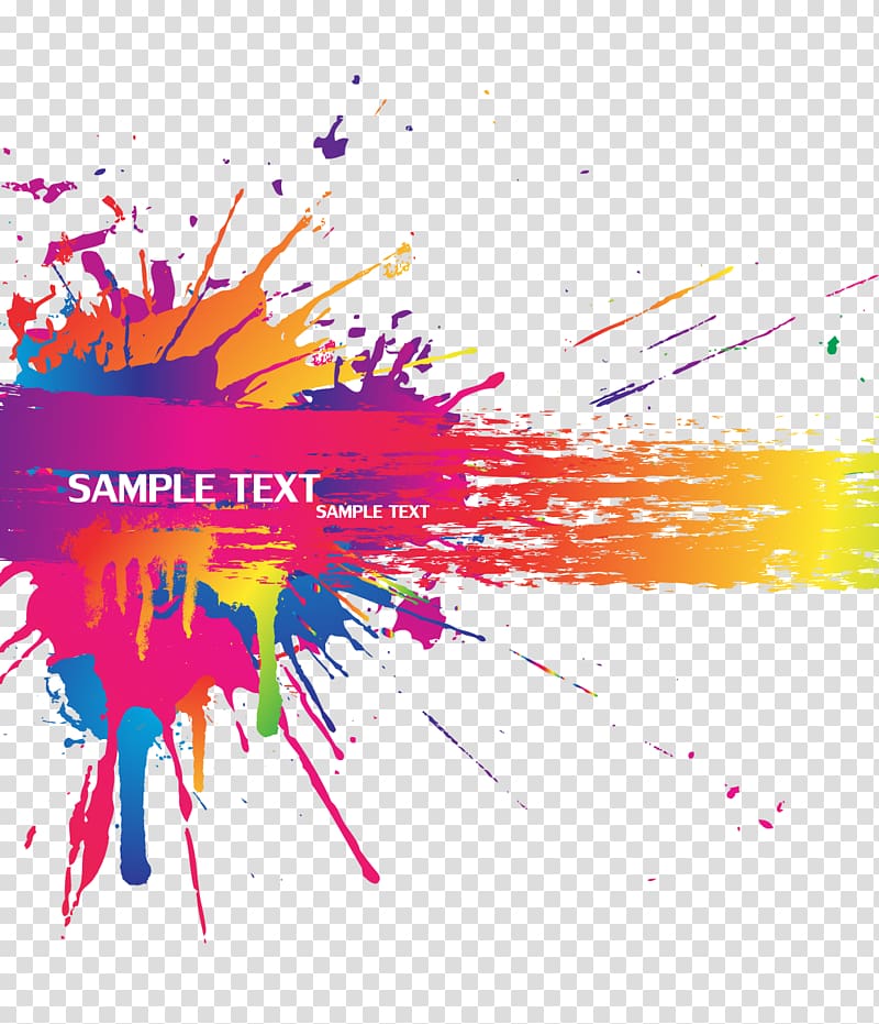 Color Splash, arrière-plan Splash couleur, exemple de signe de texte png Color Splash, arrière-plan Splash couleur, exemple de signe de texte png