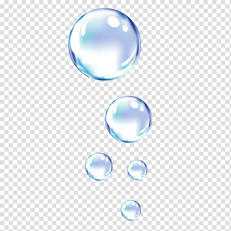 Bulles de bulles dynamiques gouttelettes d’eau, bulles claires png